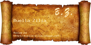 Buella Zilia névjegykártya